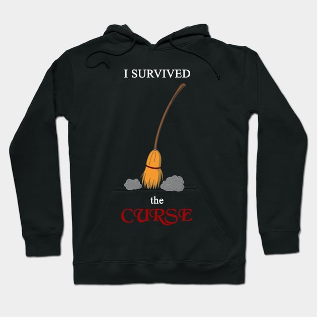 I survived the Curse - broomstick Hoodie by AtelierRillian